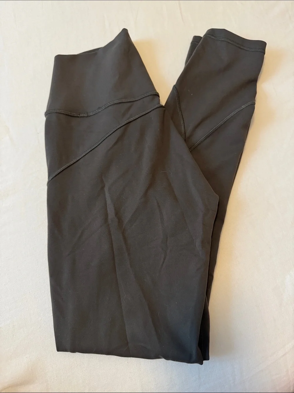 lululemon athletica green High-Waist Leggings with Center Back Logo